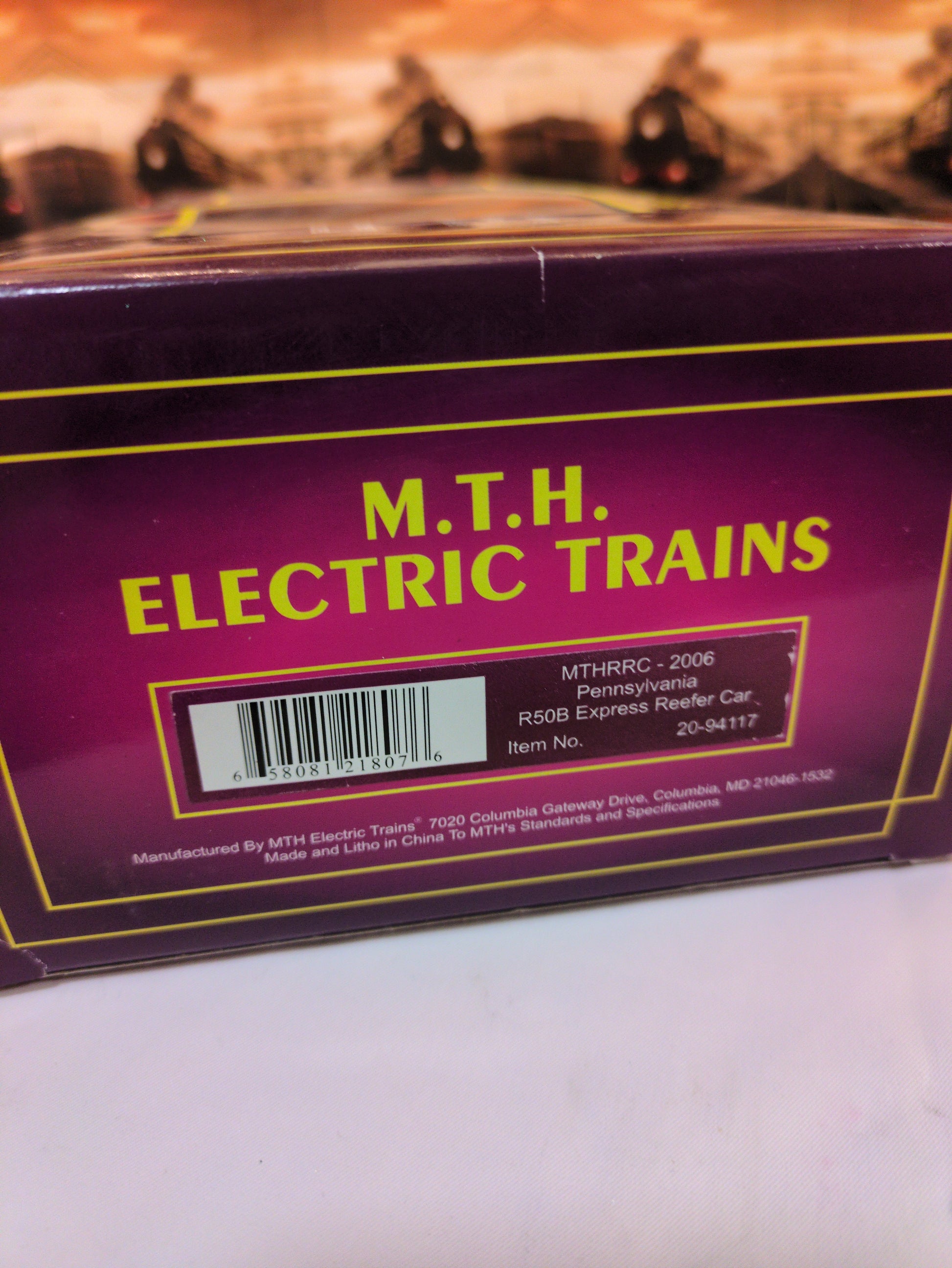 MTH Premier Pennsylvania Refrigerator Car 20-94117
