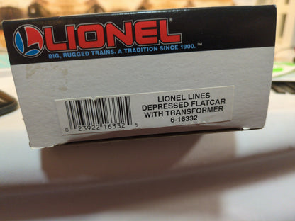 Lionel Flat Car With Transformer 6-16332