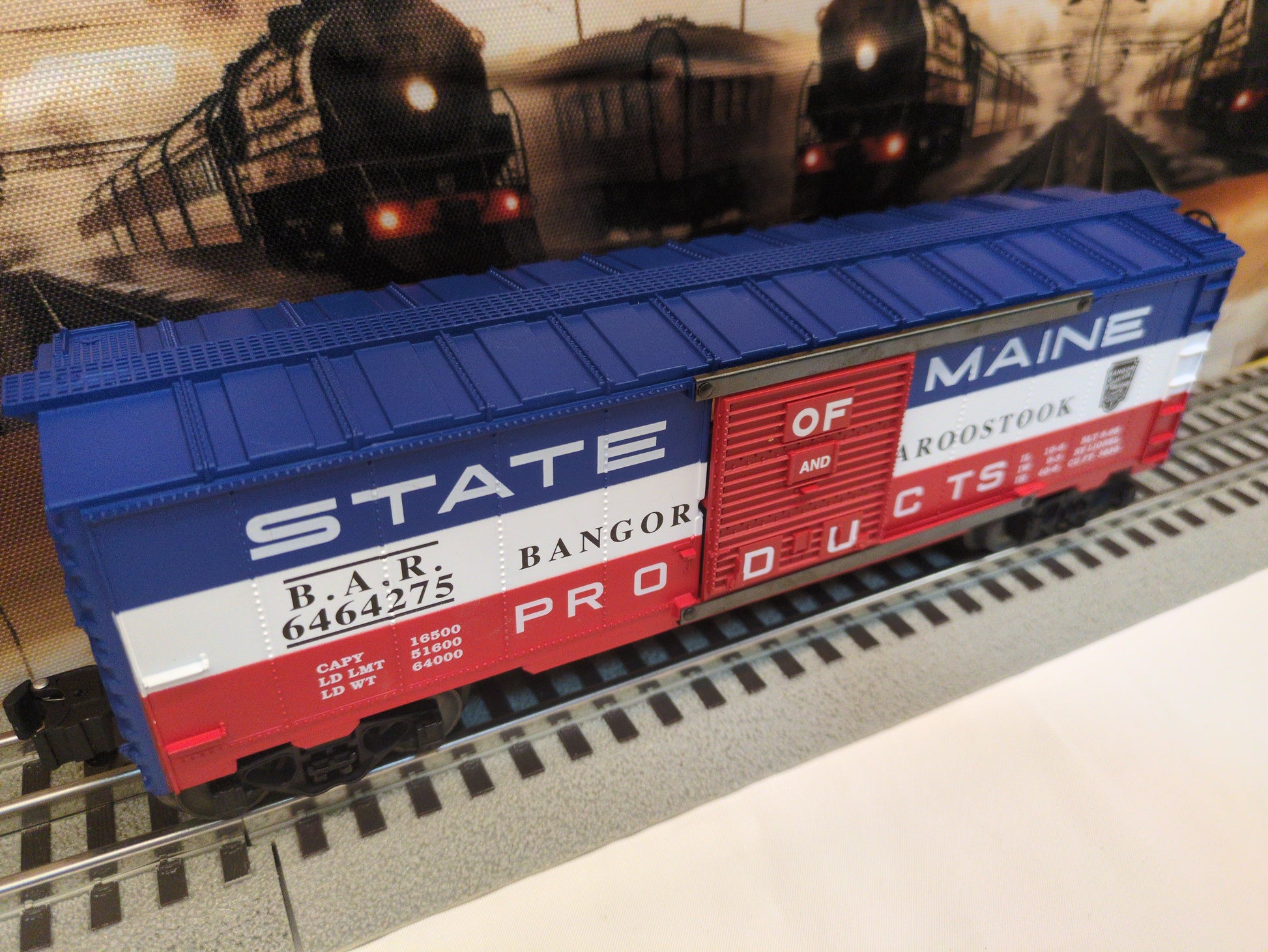 Lionel 6-19285 Bangor And Aroostook State Of Maine Box Car 