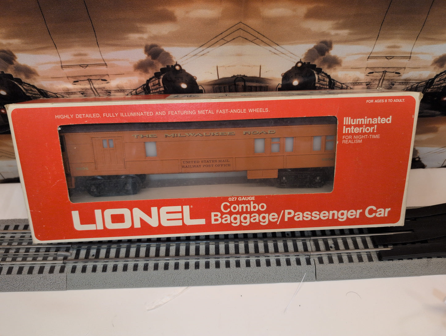 Lionel Milwaukee Road Baggage Car 6-9506