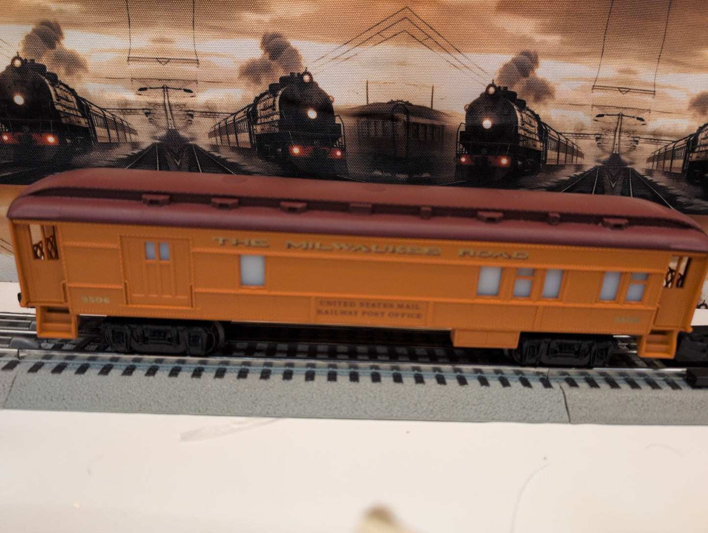 Lionel Milwaukee Road Baggage Car 6-9506