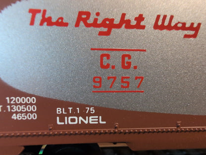 Lionel Central Georgia Boxcar 6-9757