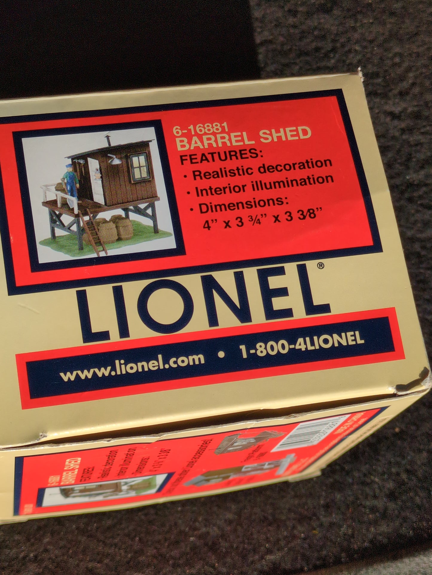 Lionel 6-16881 Barrel Shed Building 