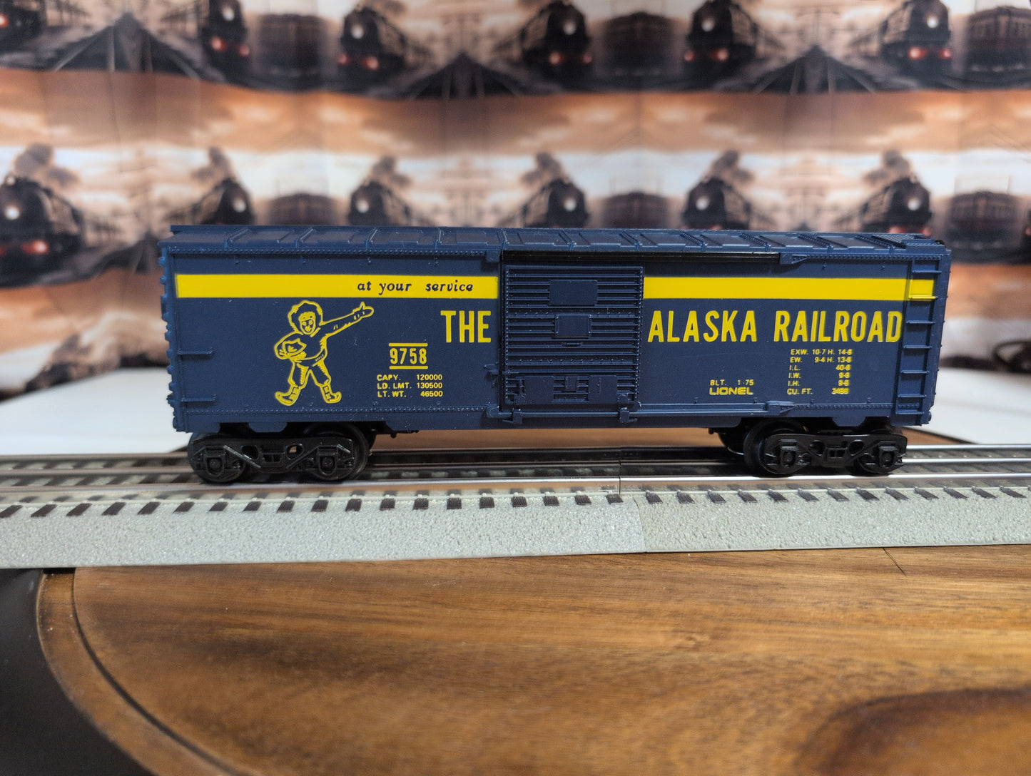 Lionel Alaska Railroad Boxcar 6-9758