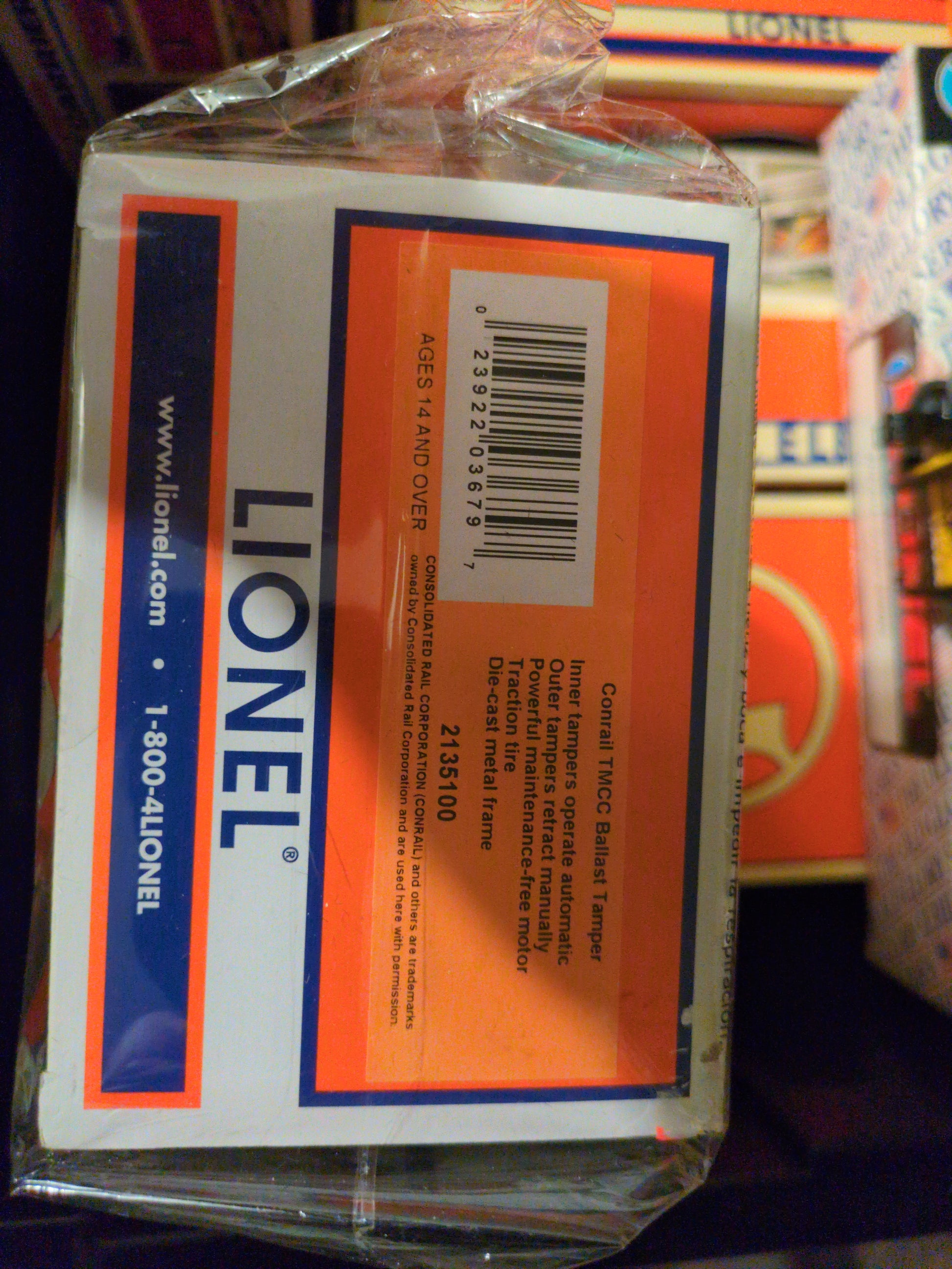 Lionel conrail TMCC ballast tamper #bt1131 O Gauge mow 2135100 new