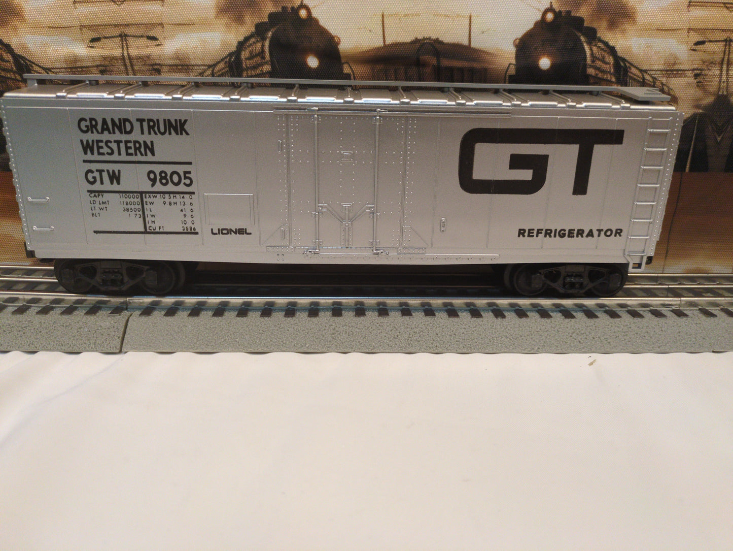 Lionel Grand Trunk Refrigerator Car 6-9805