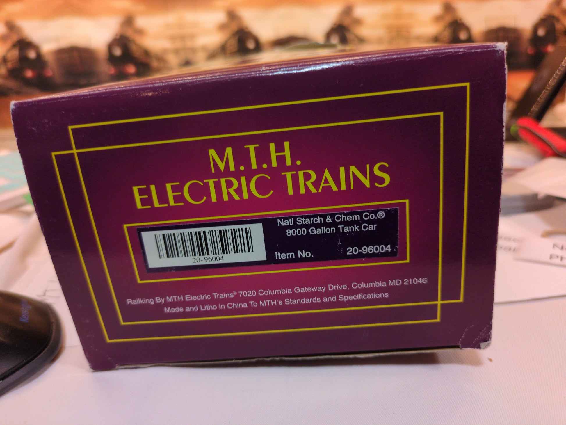 MTH Premier National Starch and Chemical Tank Car 20-96004