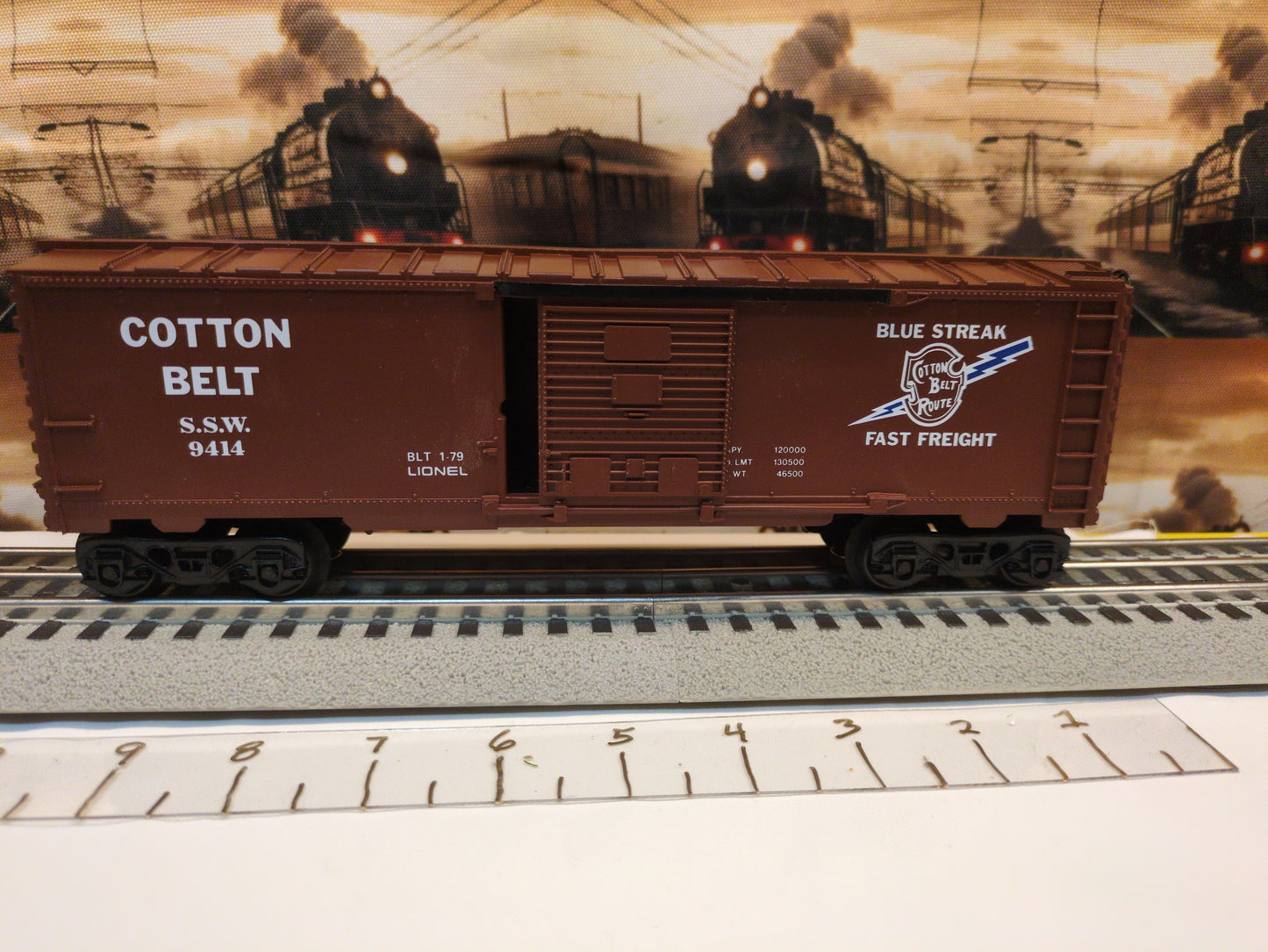 Lionel Cotton Belt Boxcar 6-9414