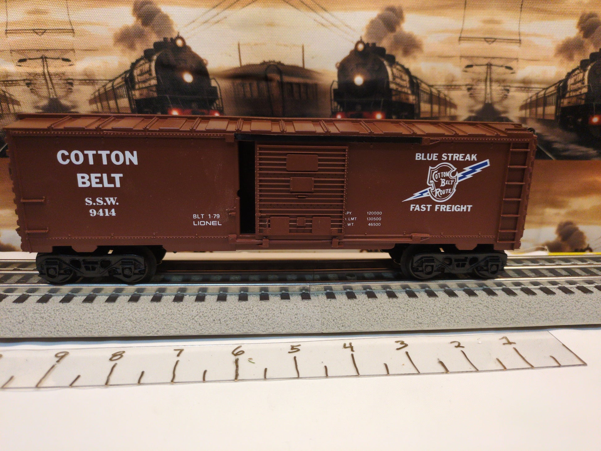 Lionel Cotton Belt Boxcar 6-9414