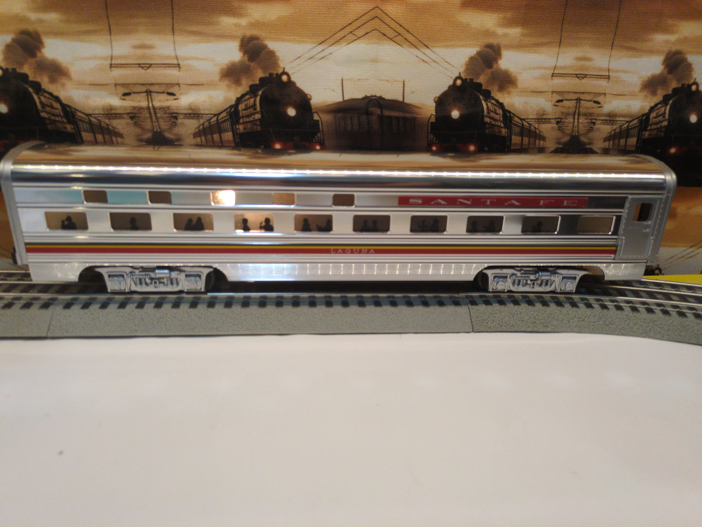 MTH Premier AT&SF El Capitan Aluminum Dining Car 20-6122