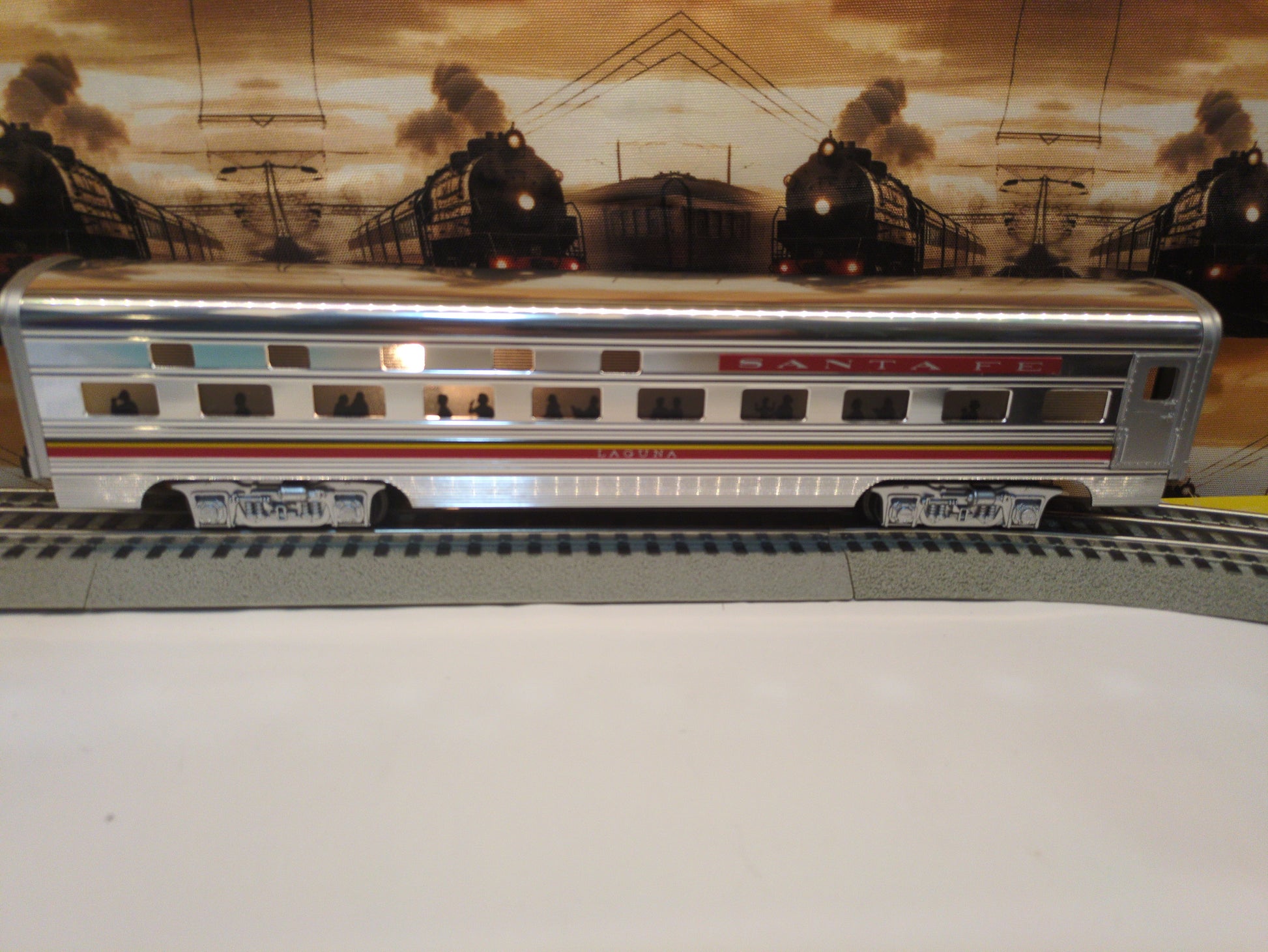 MTH Premier AT&SF El Capitan Aluminum Dining Car 20-6122