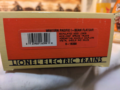 Lionel Western Pacific Flatcar 6-16399