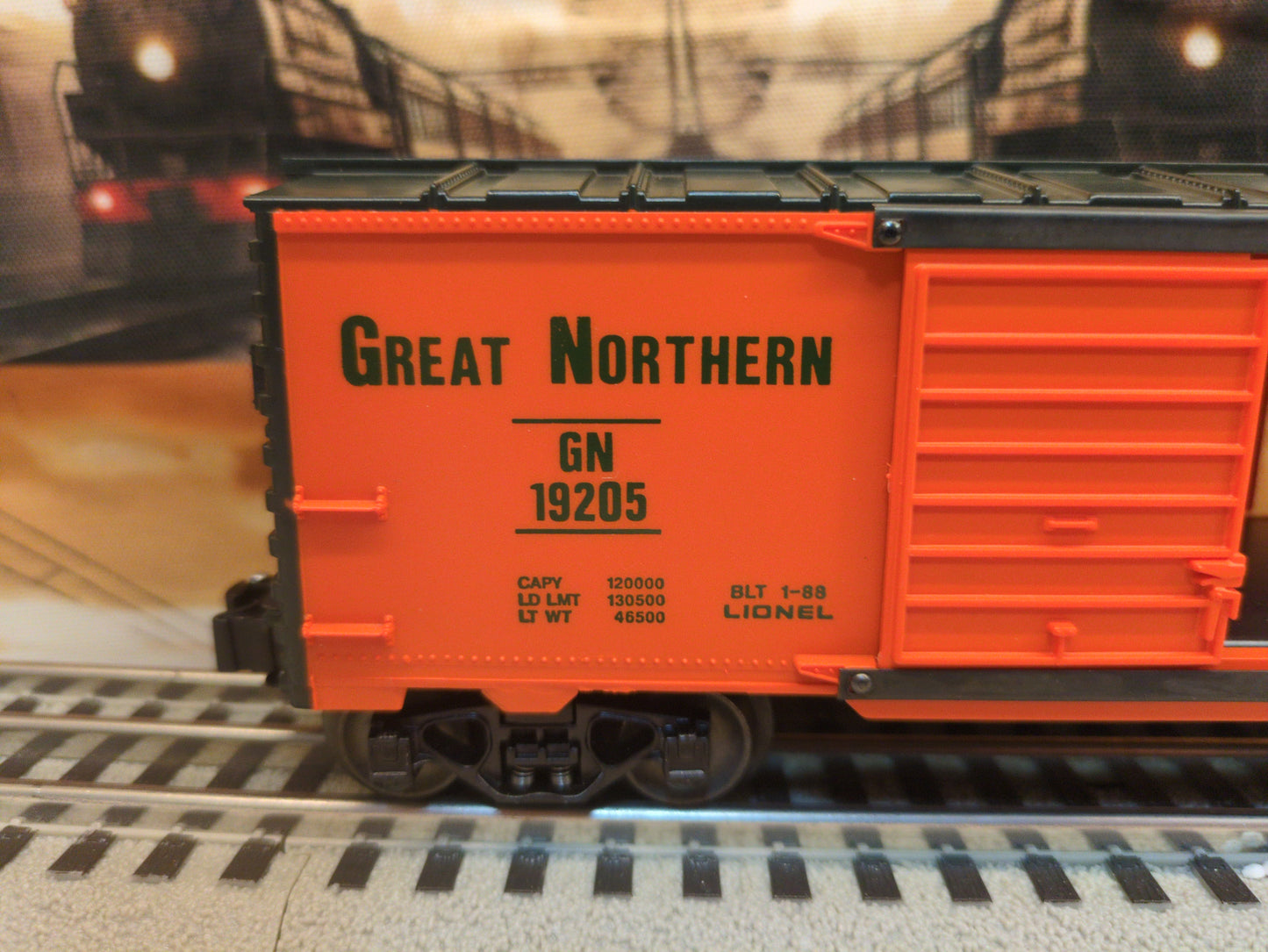 Lionel Great Northern Double Door Box Car 6-19205