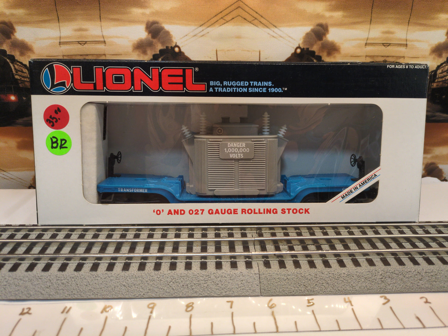 Lionel Flat Car With Transformer 6-16332