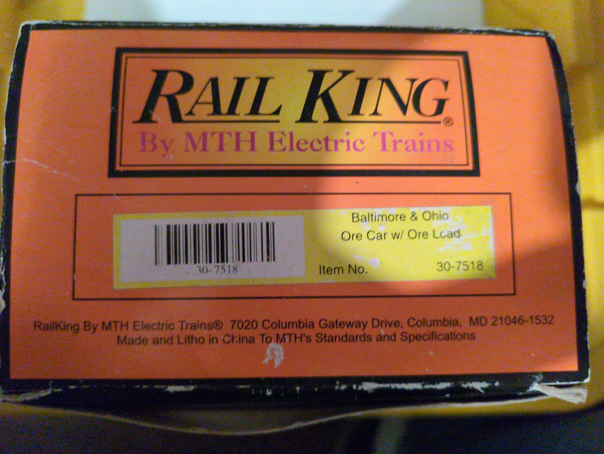 MTH RailKing Baltimore and Ohio Ore Car 30-7518
