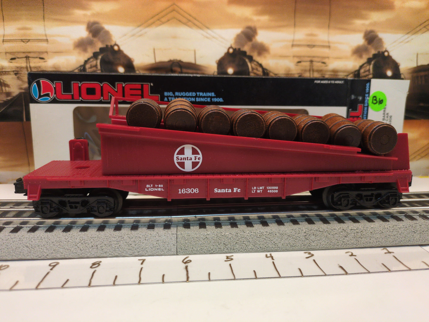 Lionel Santa Fe Barrel Car 6-16306