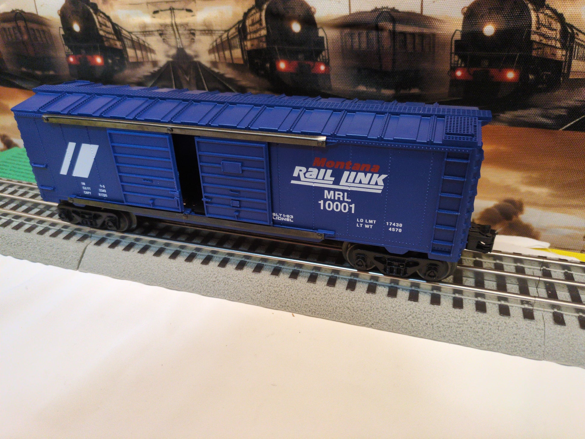 Lionel 6-19251 Montana Rail Link Box Car  MIB