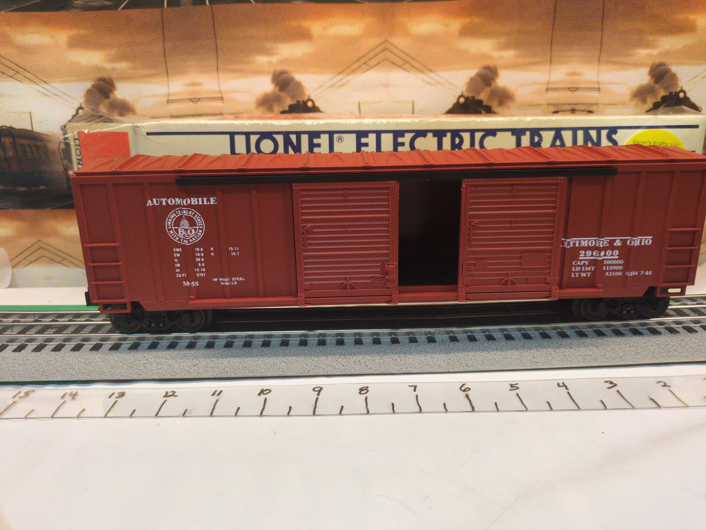 Lionel Baltimore & Ohio Boxcar 6-17209