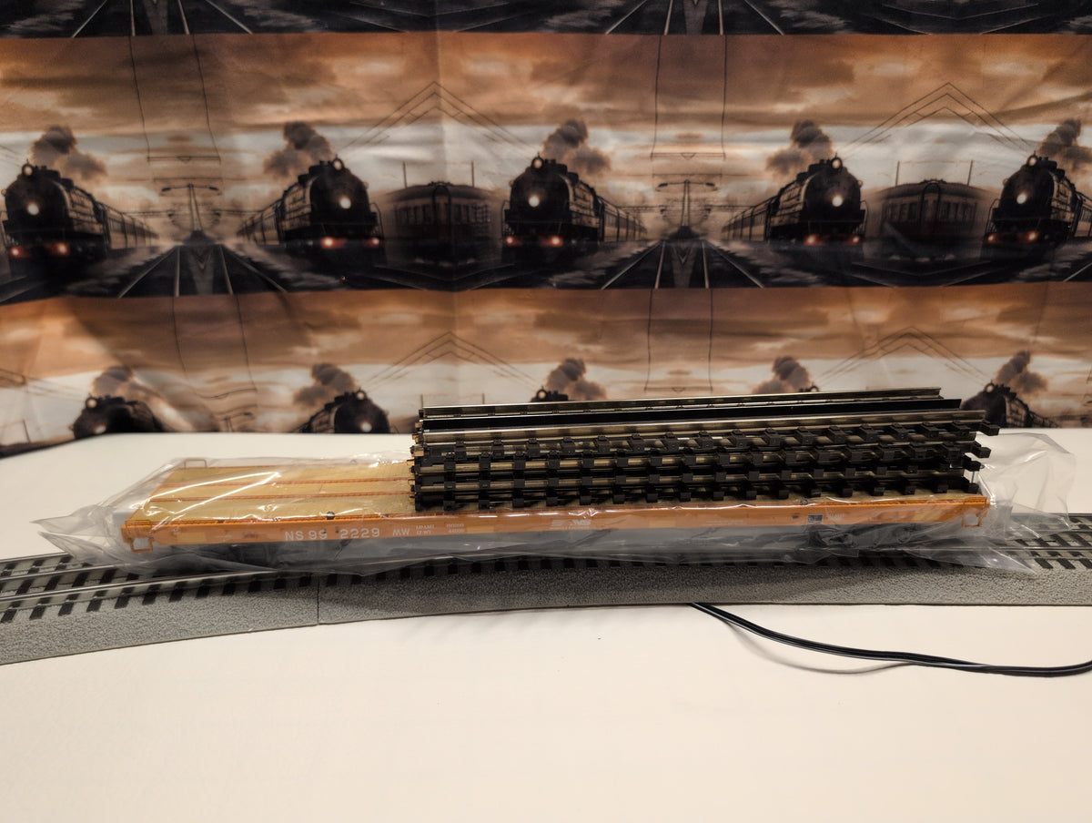 MTH 20-95147 Norfolk Southern With Track Load Flatcar 