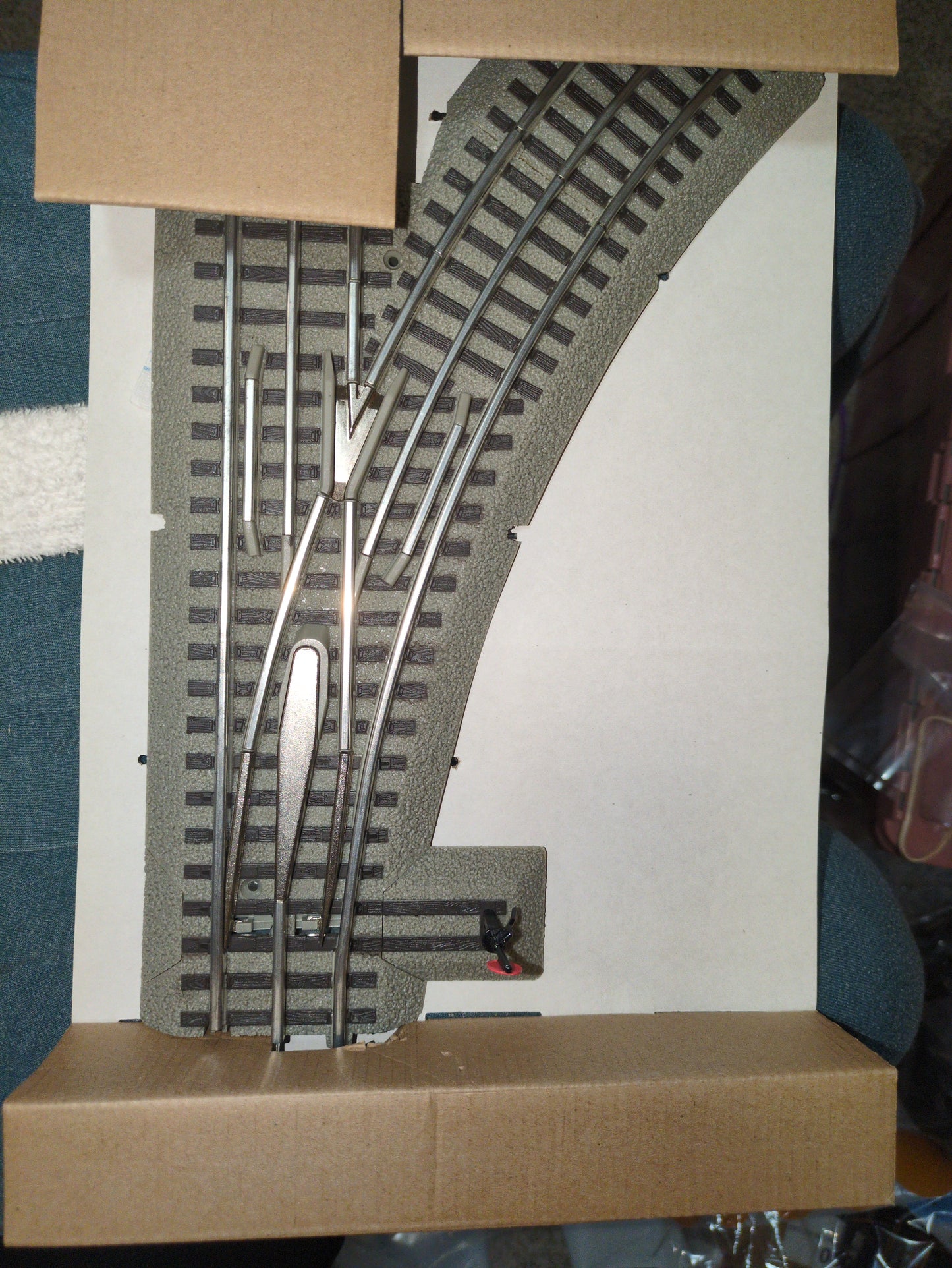 Lionel O-36 Switch FasTrack Track 6-12018