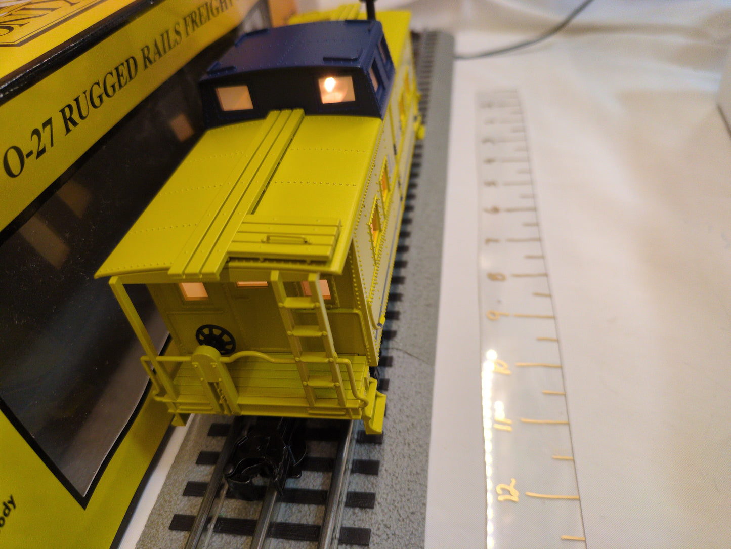 MTH RailKing Rugged Rails Alaska Steel Caboose 30-4158c