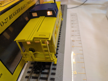 MTH RailKing Rugged Rails Alaska Steel Caboose 30-4158c