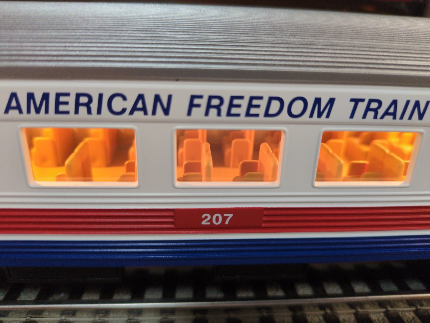 MTH RailKing Rugged Rails  American Freedom Train Passenger Car 30-6162