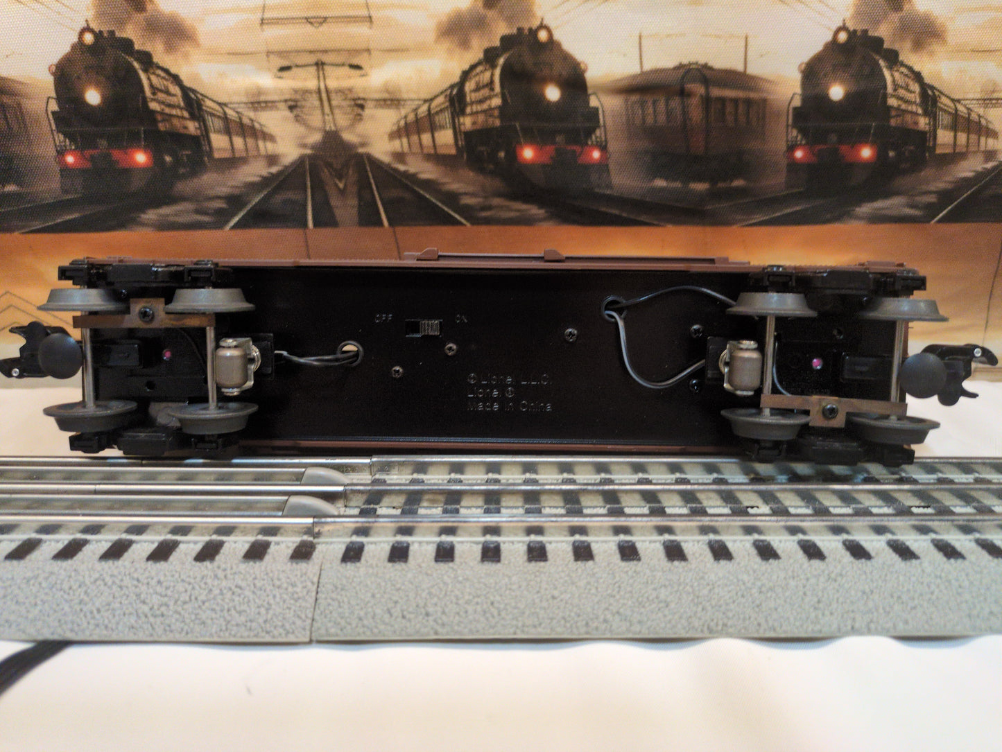 Lionel Santa Fe Walking Brakeman Boxcar 6-36776