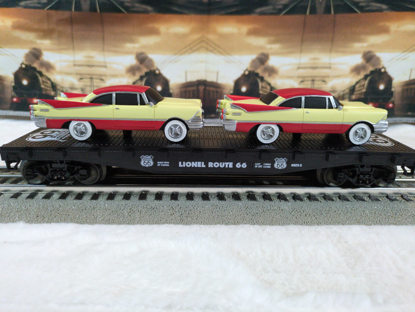 Lionel Route 66 Flatcar 6-17536