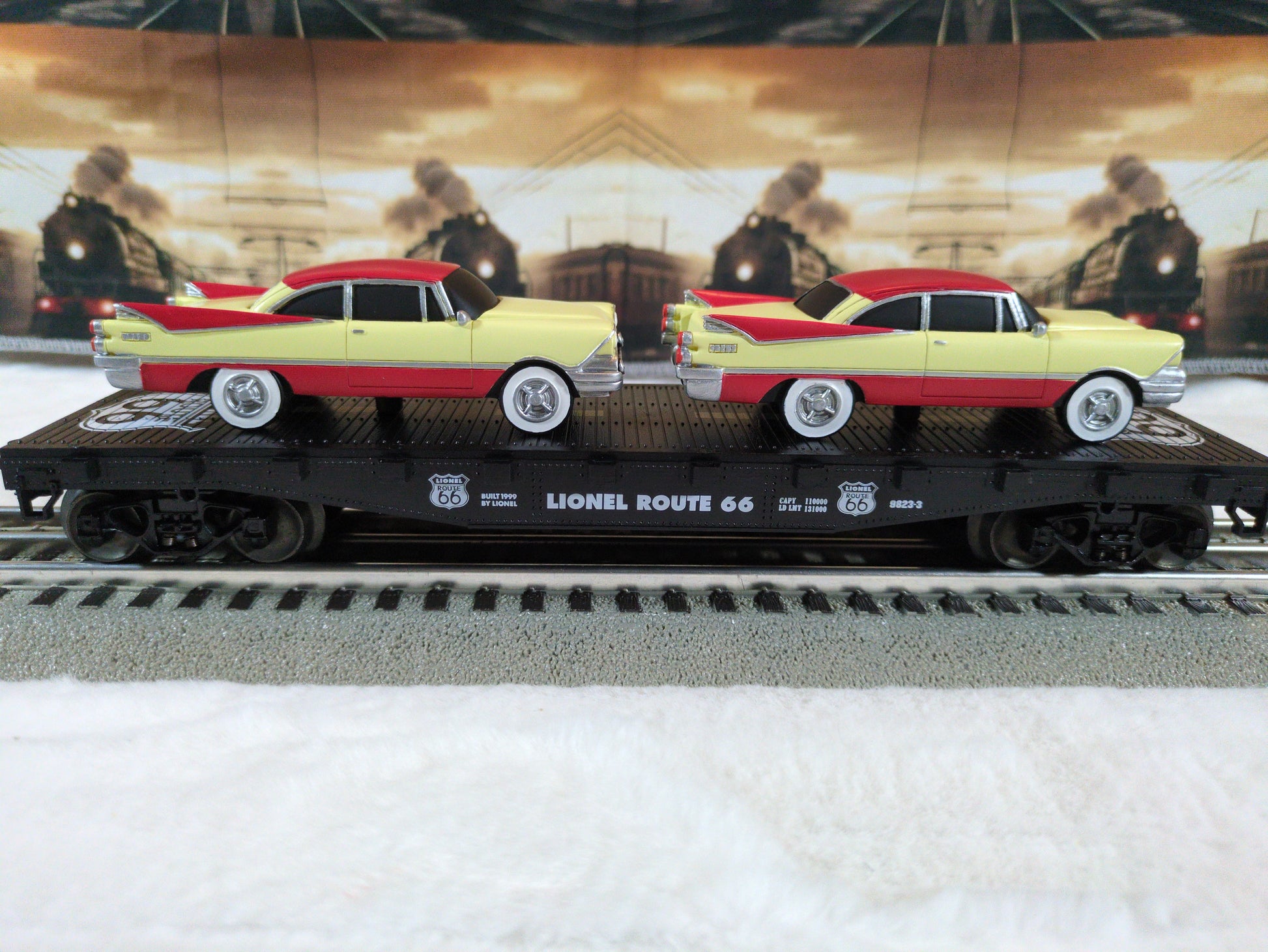 Lionel Route 66 Flatcar 6-17536