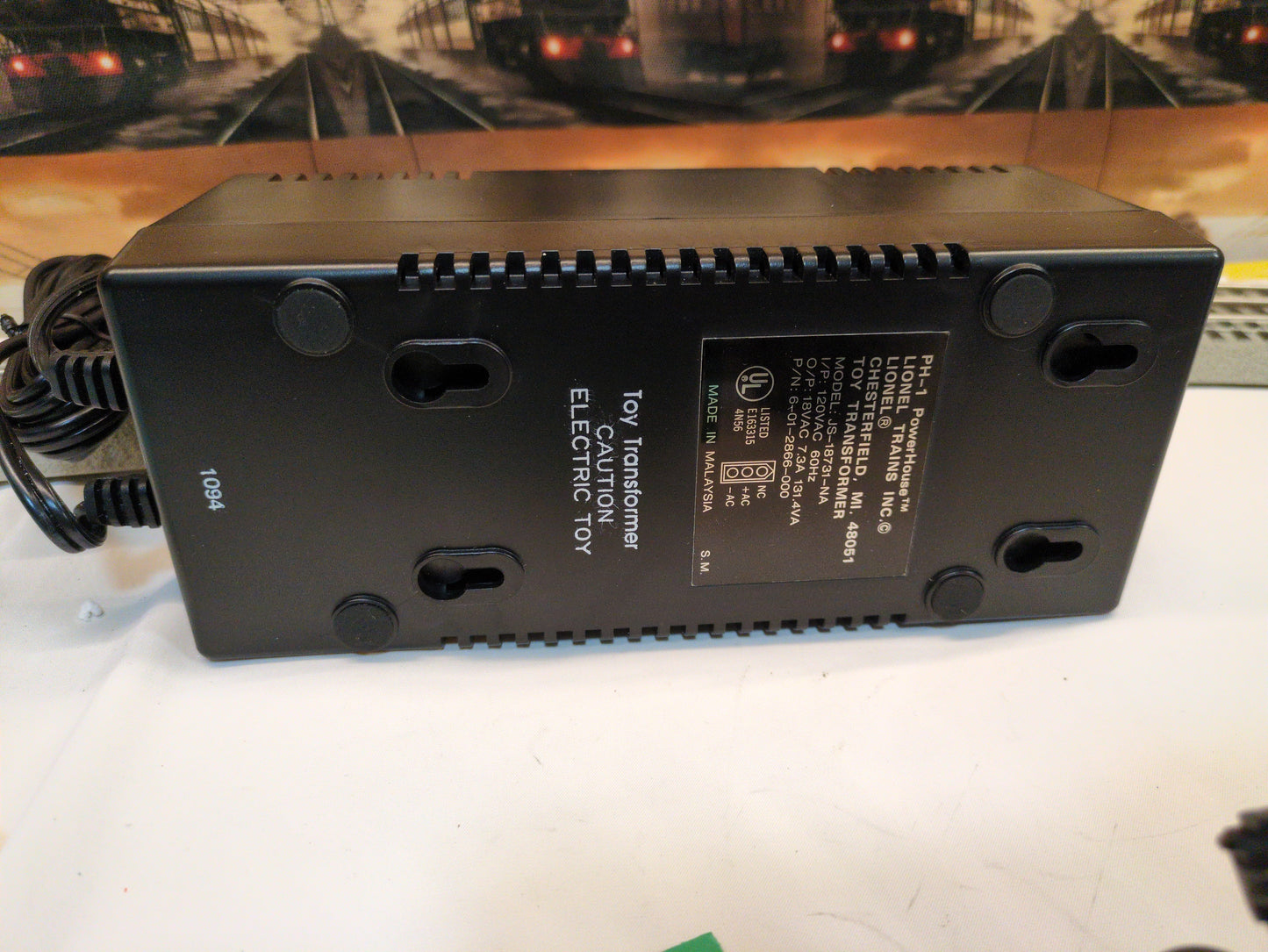 Lionel TrainMaster (TMCC) Powerhouse Power Supply