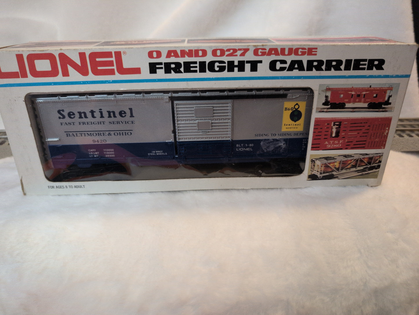 Lionel Baltimore and Ohio Boxcar 6-9420