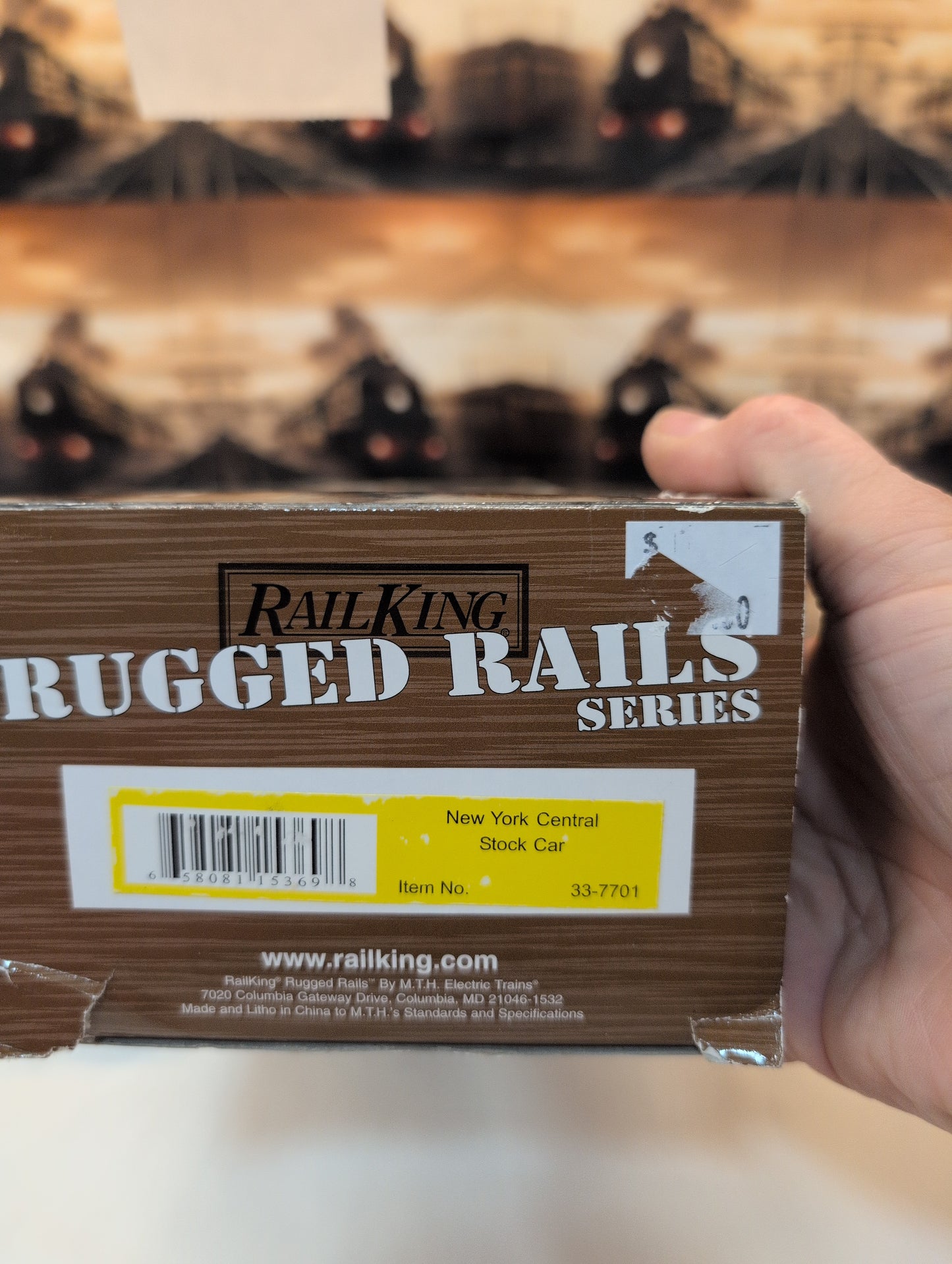 MTH Rugged Rails New York Central Stock Car 33-7701