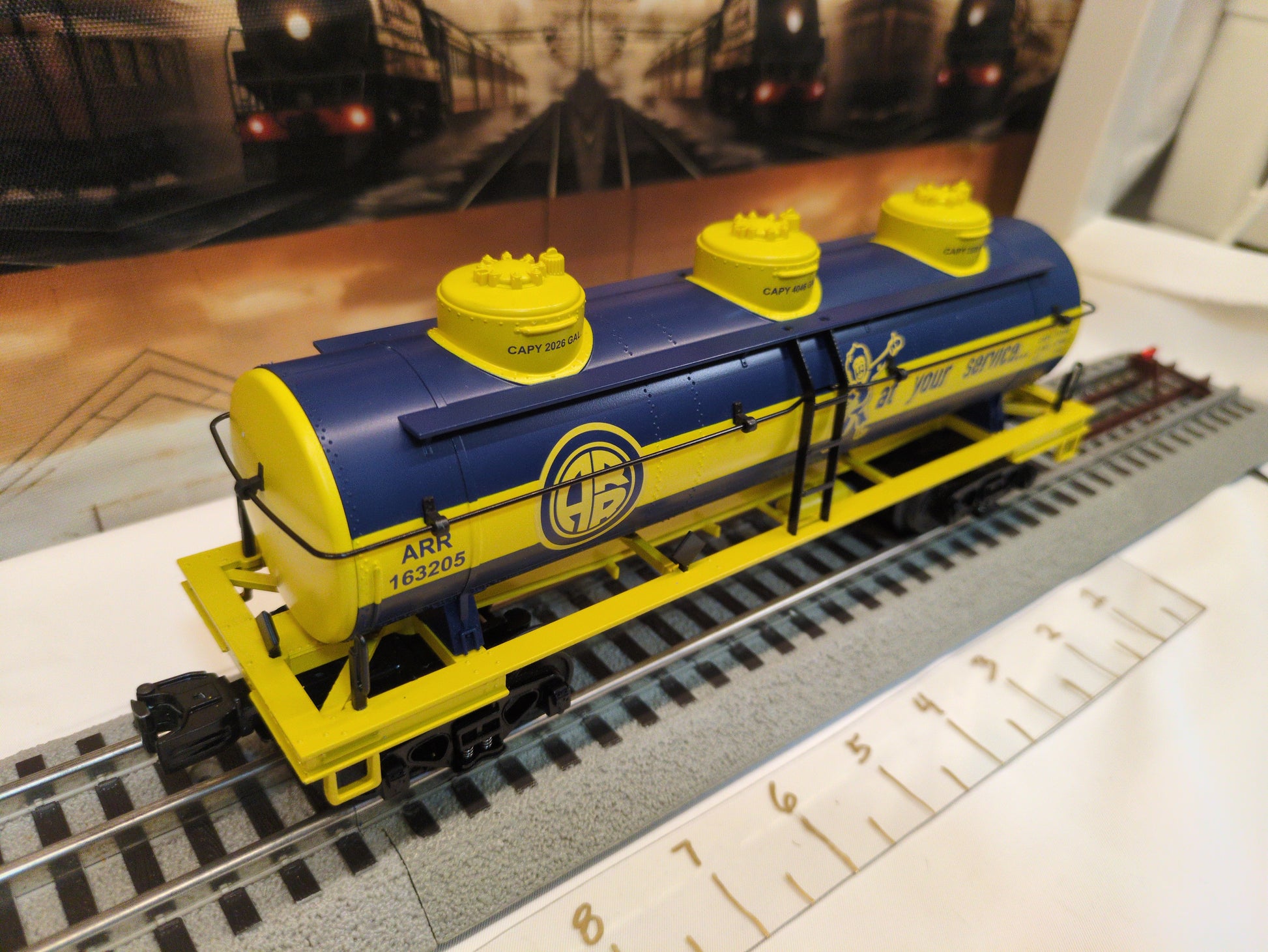 MTH RailKing Alaska 3-Dome Tank Car 30-73166