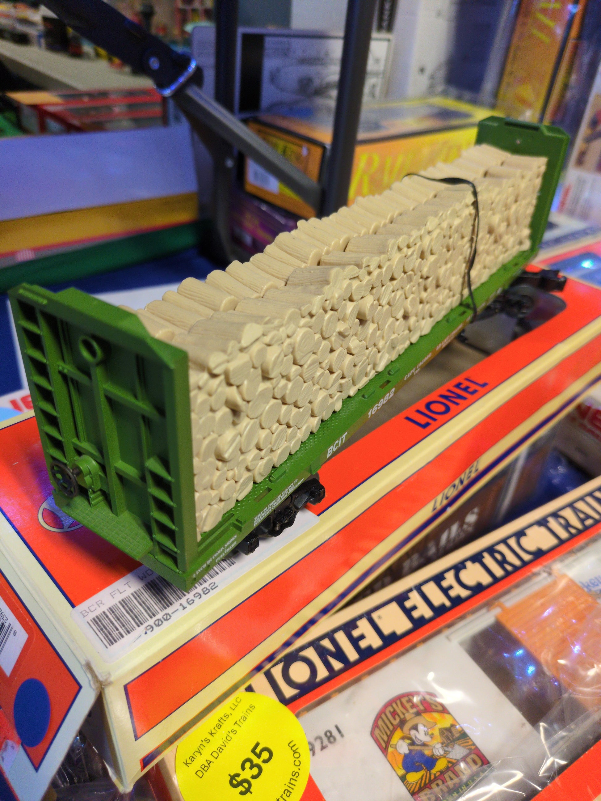 Lionel BC Rail Flatcar 6-16982