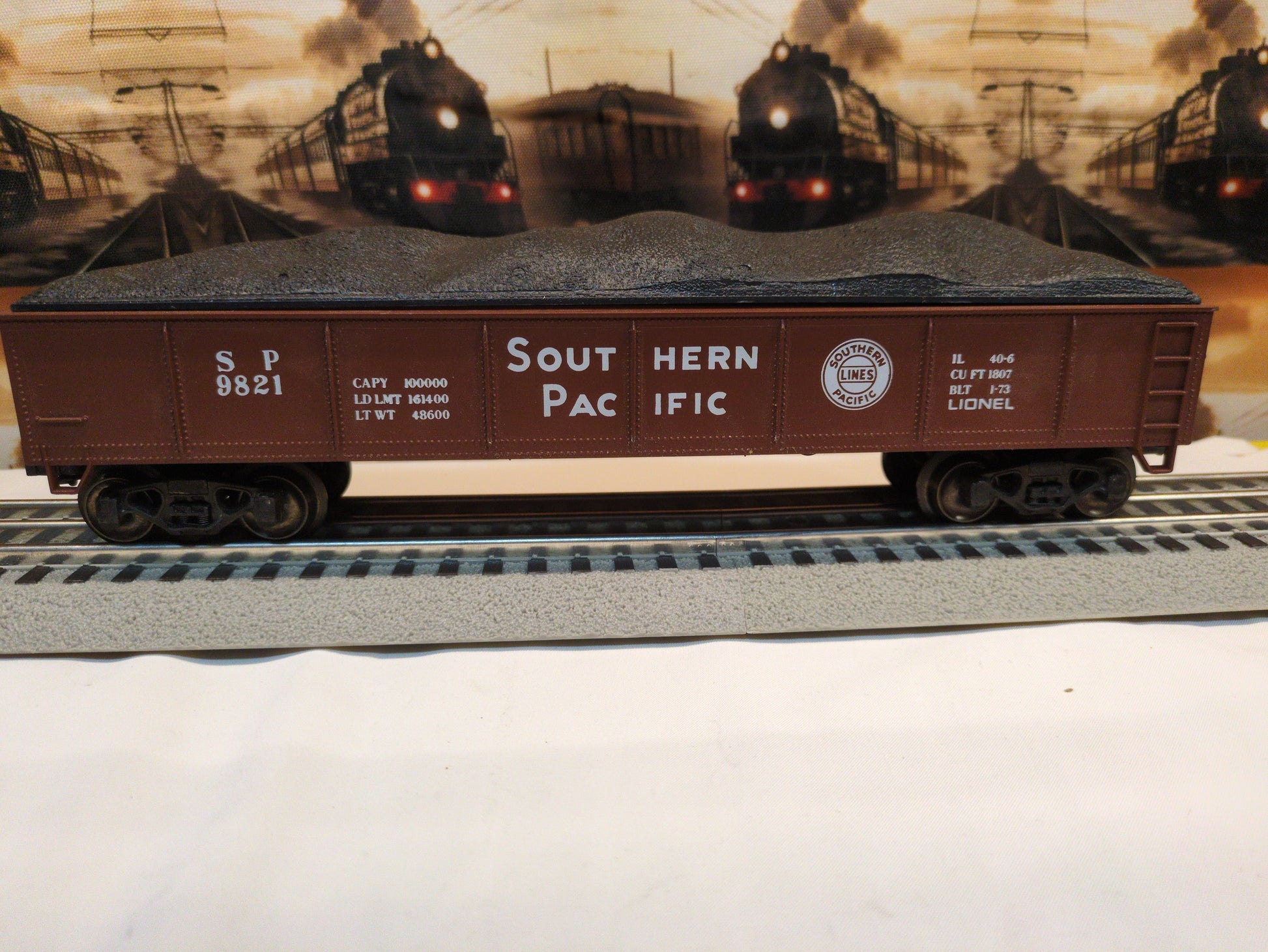Lionel Southern Pacific Coal Load Gondola 6-9821