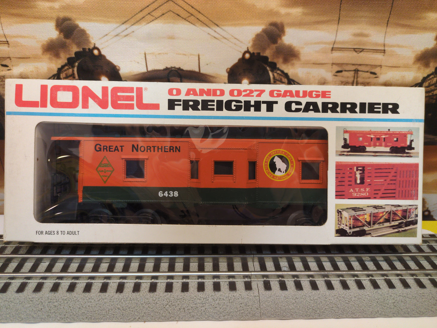 Lionel Great Northern Bay Window Caboose 6-6438