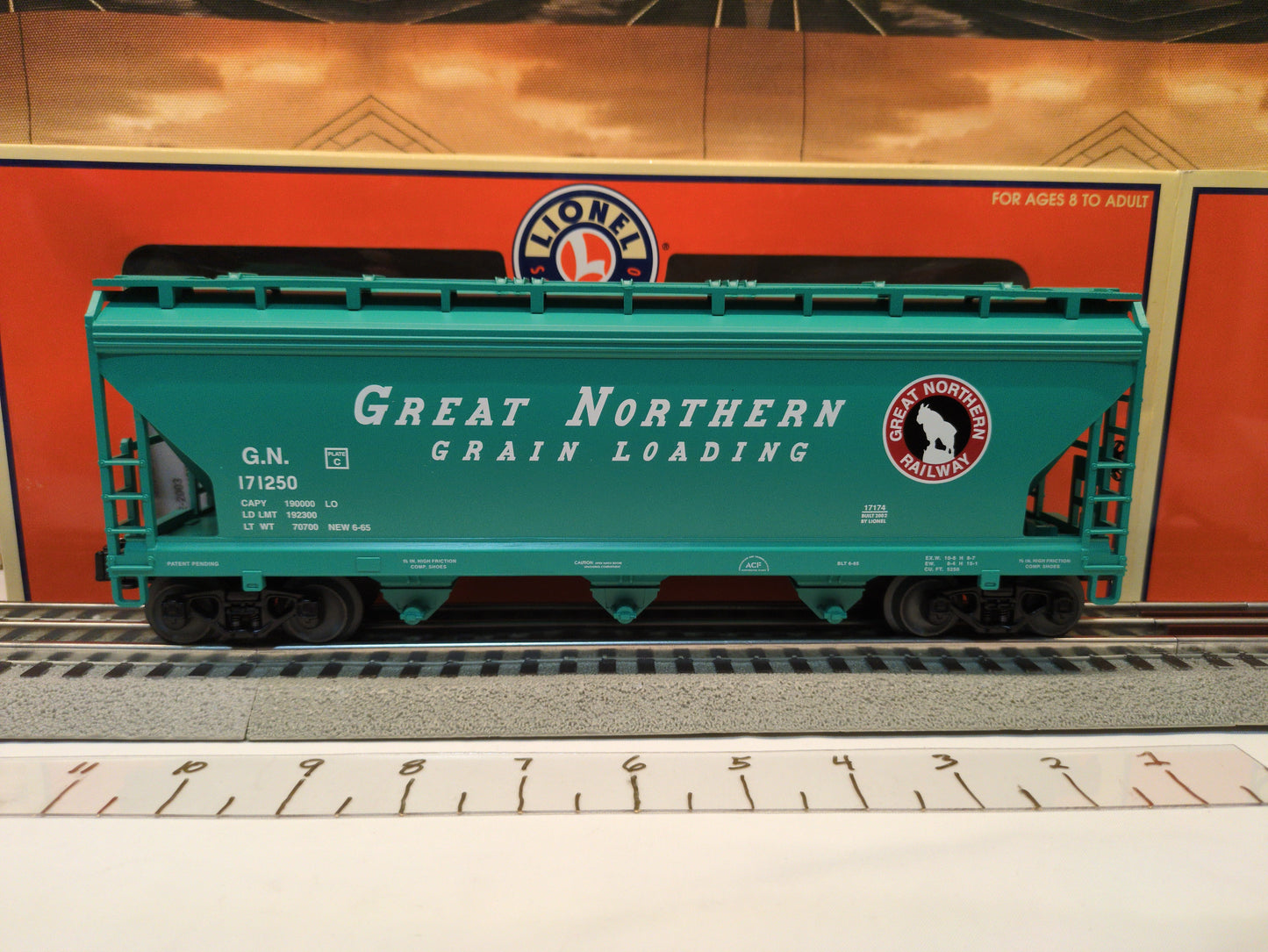 Lionel Great Northern Hopper Car 6-17174 MINT