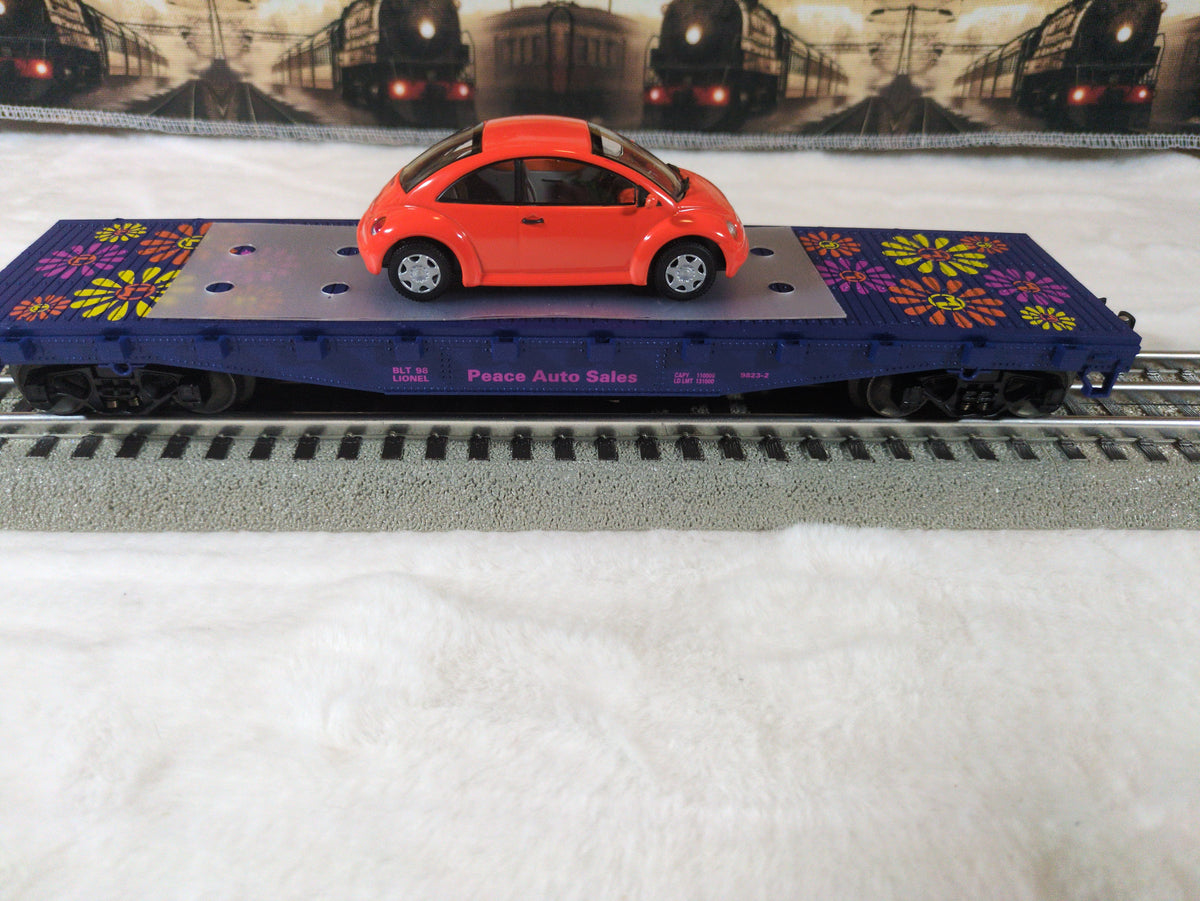 Lionel Flat Car with Volkswagon Bug 6-19444 NIB