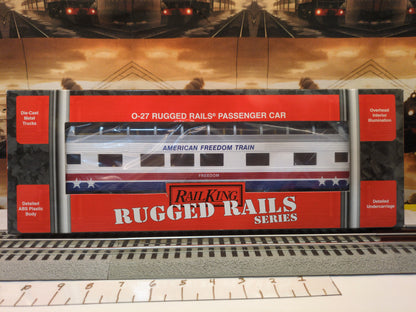 MTH RailKing Rugged Rails  American Freedom Train Vista Dome Car 33-6003