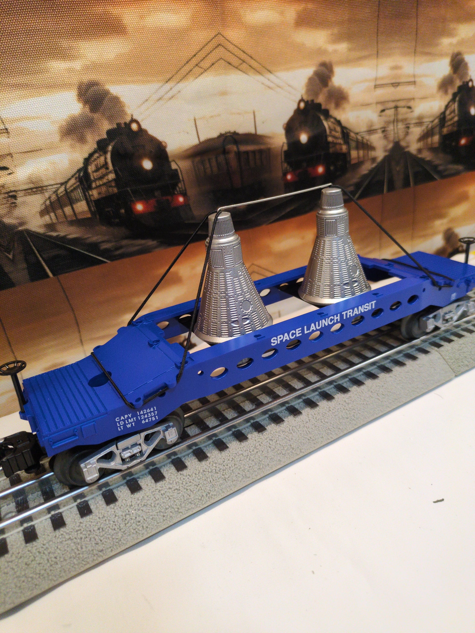 Lionel 2128360 Space Flatcar  NIB