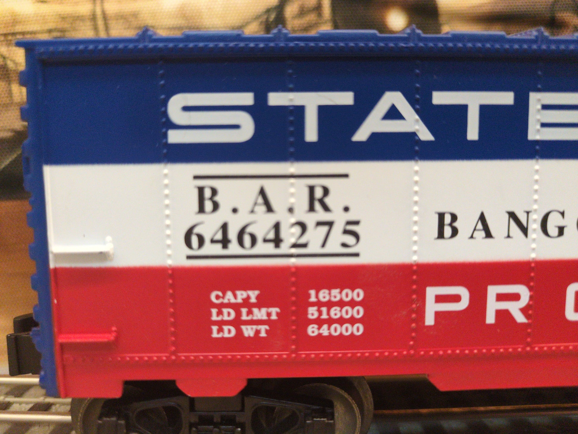 Lionel Bangor and Aroostook State of Maine Boxcar 6-19285