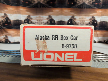 Lionel Alaska Railroad Boxcar 6-9758