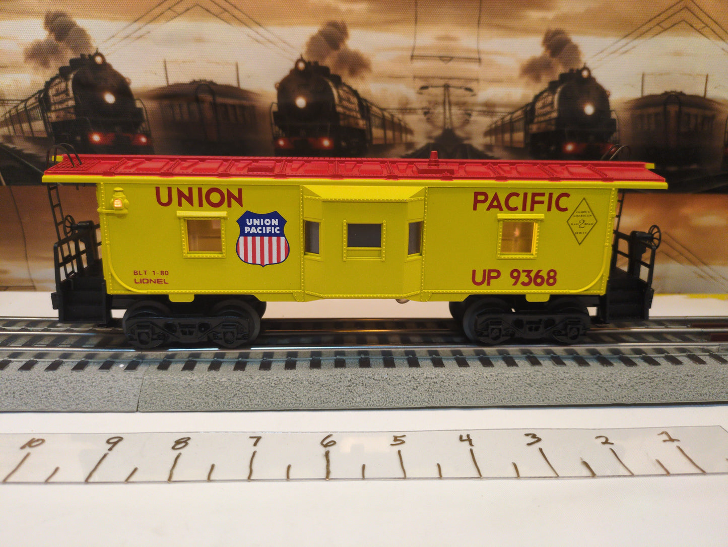 Lionel Union Pacific Bay Window Caboose 6-9368