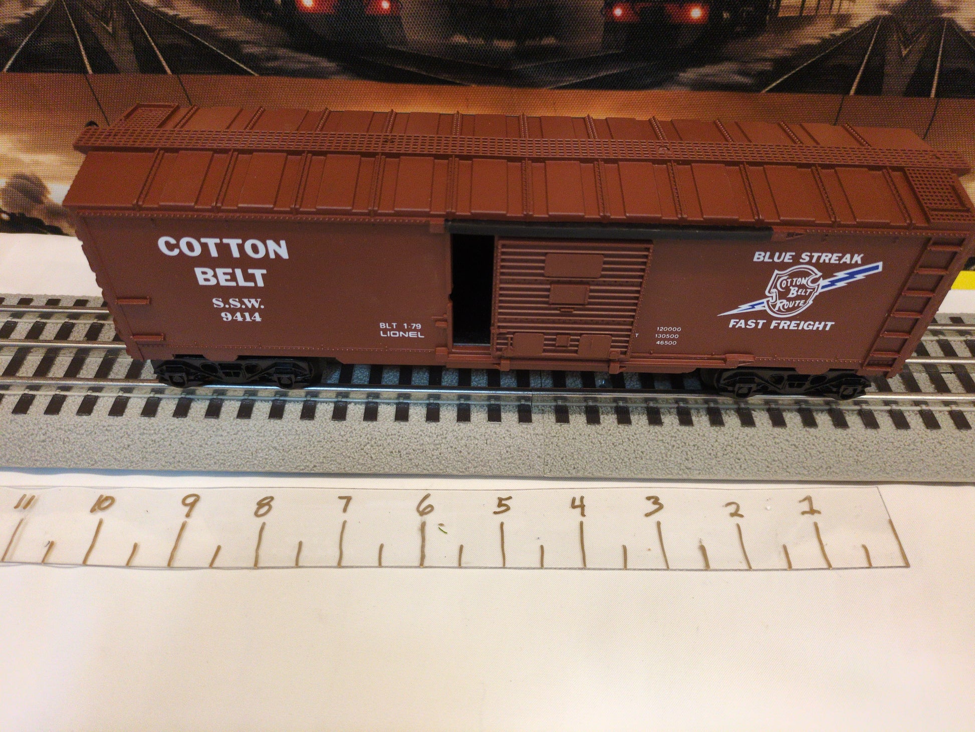 Lionel Cotton Belt Boxcar 6-9414
