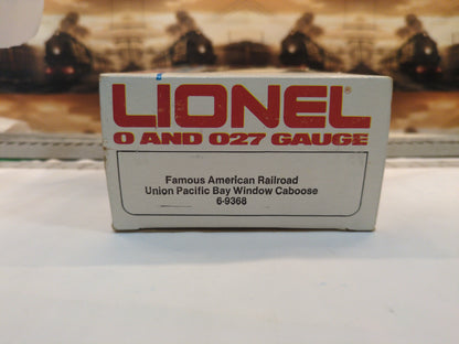 Lionel Union Pacific Bay Window Caboose 6-9368