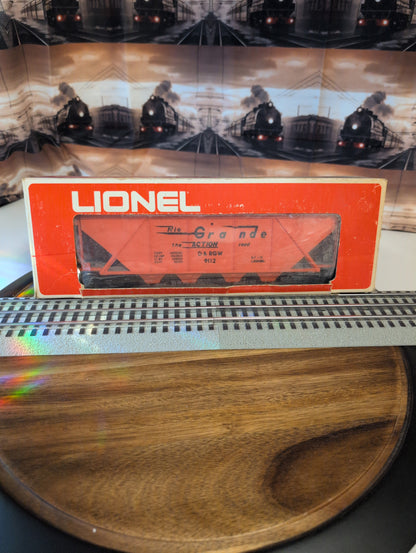 Lionel Denver & Rio Grande Western Hopper Car 6-9112