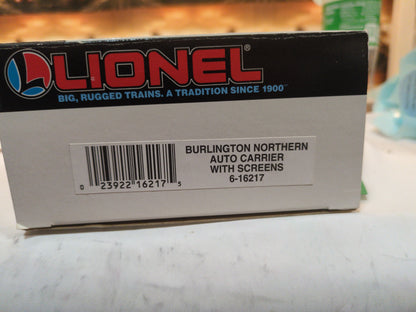 Lionel Burlington Northern Auto Carrier 6-16217