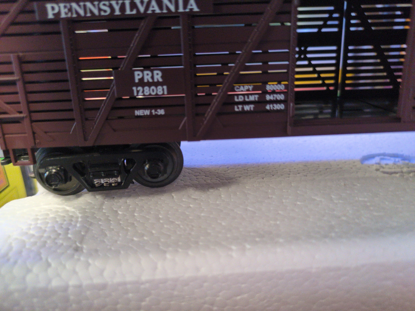 MTH RailKing Rugged Rails Pennsylvania Stock Car 33-7703