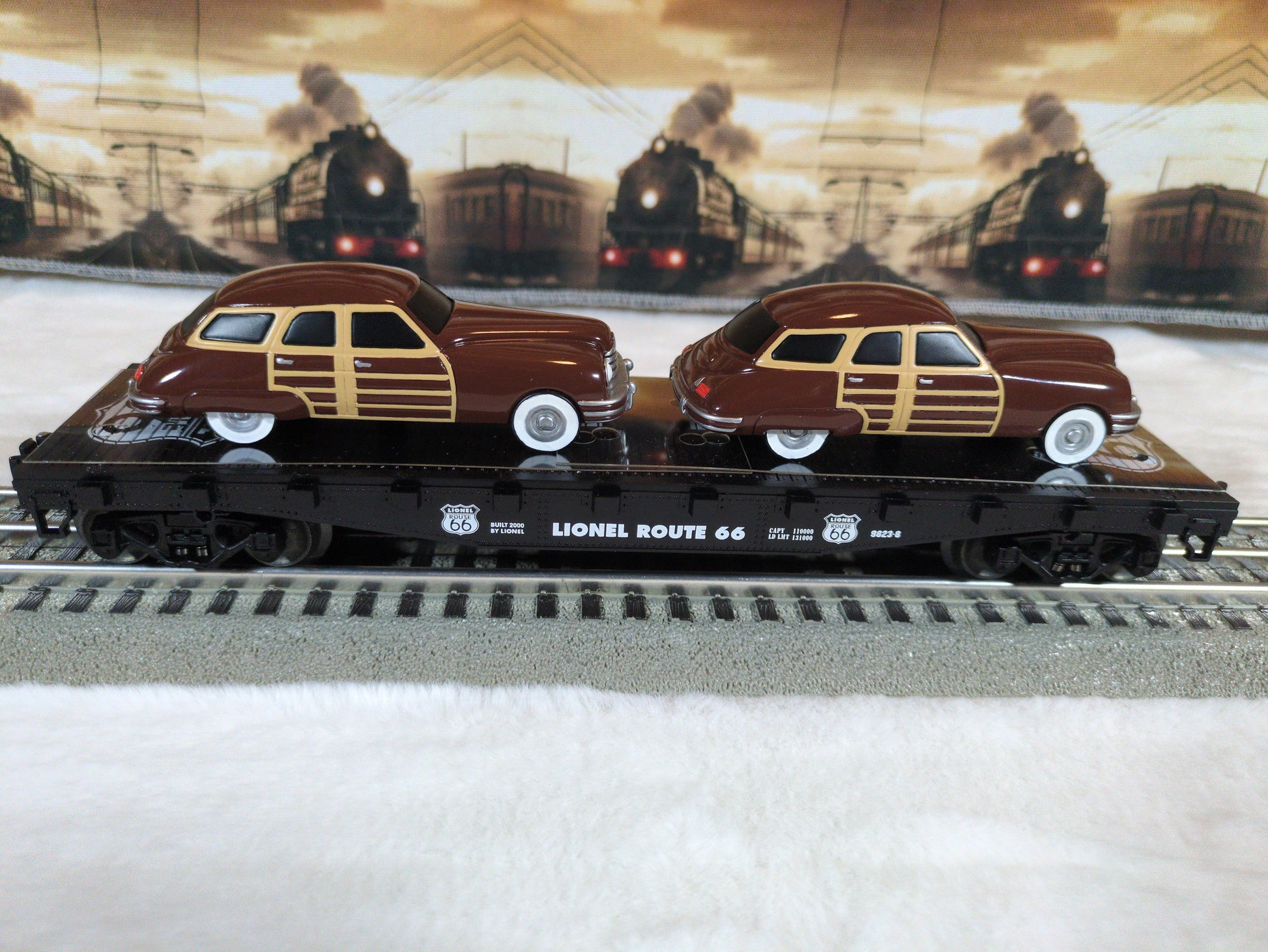 Lionel Route 66 Flatcar 6-17558